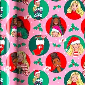 BARBIE CHRISTMAS WRAPPING PAPER